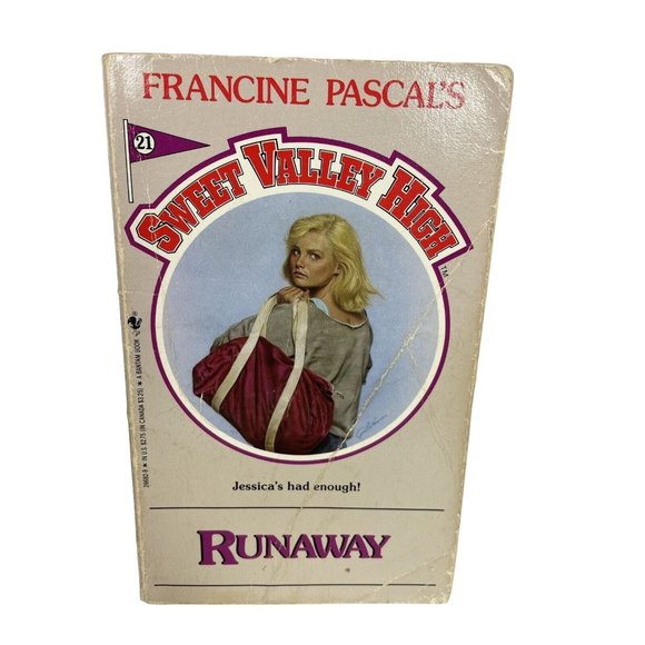 Vintage Sweet Valley High #21 Runaway Francine Pascal Twins Paperback Book - Picture 1 of 12